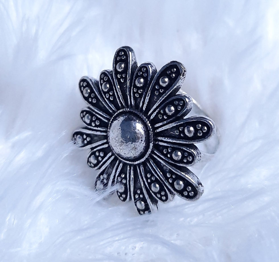 Handmade Oxidised Rings For Girls