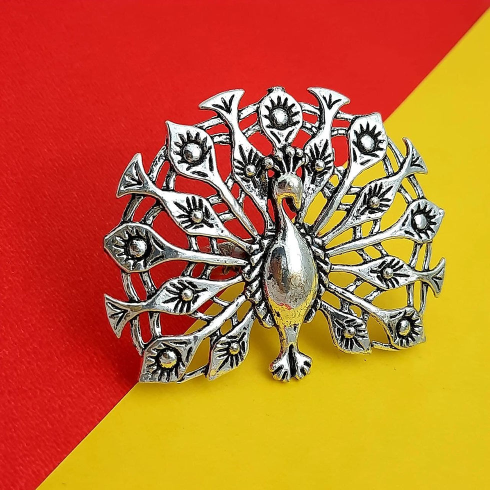 Handmade Oxidised Rings For Girls