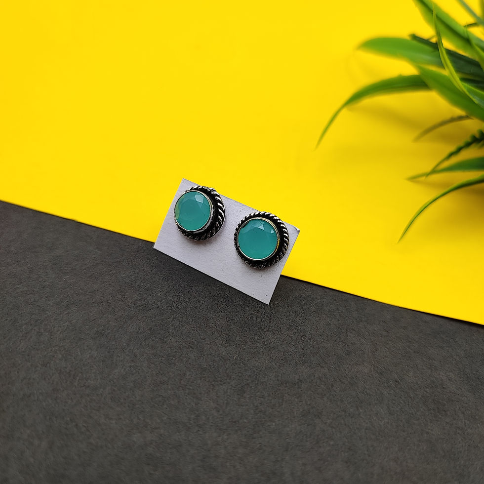 Thumbnail: Everyday Essentials: Oxidized Stud Earrings Set