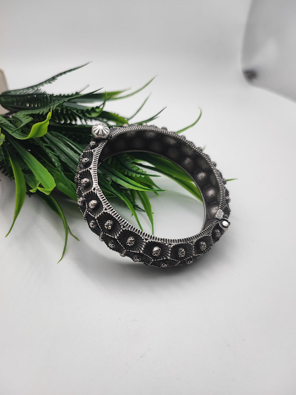 Antique Silver Look Alike Bangles
