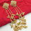 Thumbnail: Yash Jewels Emporium Gold Replica Kashmiri Jhumka Earrings