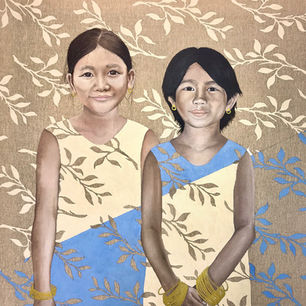 Kambodzsai lányok
60x60 cm, olaj, vászon
Lili Szőke
2020