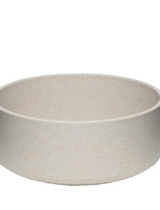 Round ceramic food bowl for rabbits