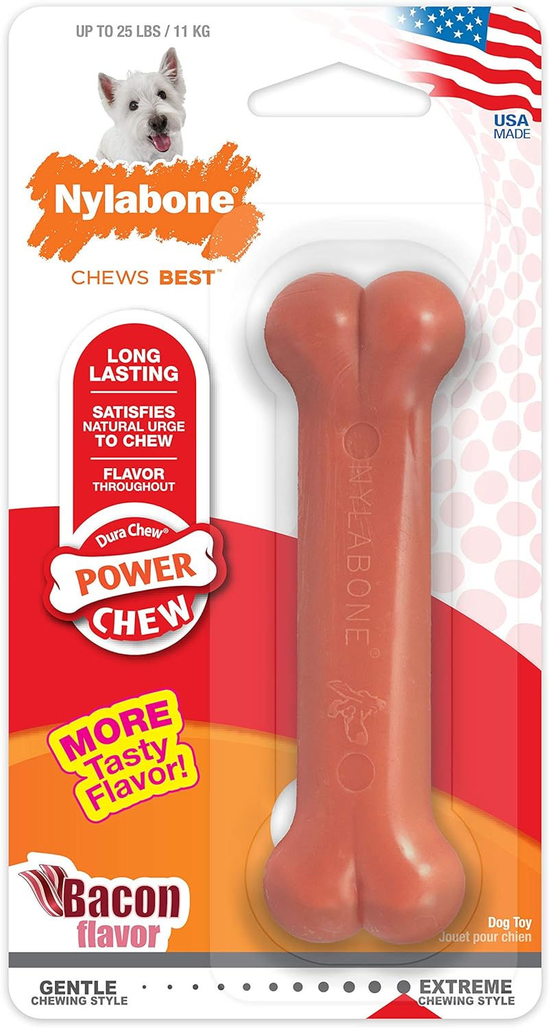 Miniature : Nylabone Power Chew Toys Variety Triple Pack - Dog Toys for Aggressive Chewers 