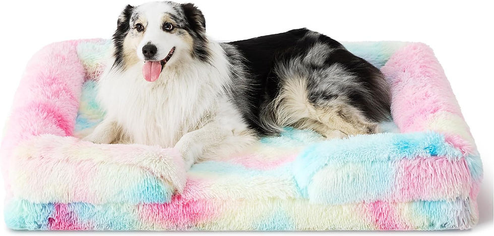 Thumbnail: Bedsure Orthopedic Dog Bed for Medium Dogs - Waterproof Dog Sofa Beds Medium, S