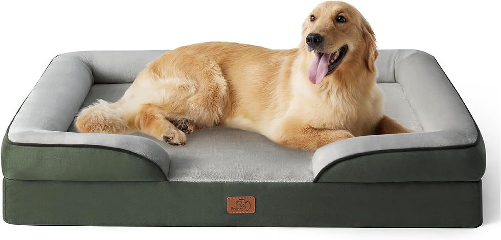 Thumbnail: Bedsure Orthopedic Dog Bed for Medium Dogs - Waterproof Dog Sofa Beds Medium, S