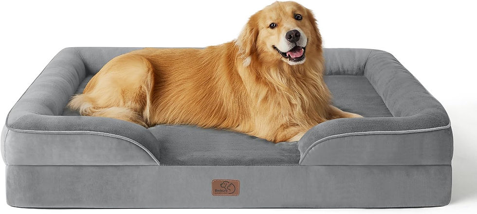 Thumbnail: Bedsure Orthopedic Dog Bed for Medium Dogs - Waterproof Dog Sofa Beds Medium, S