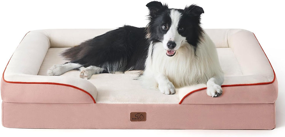 Thumbnail: Bedsure Orthopedic Dog Bed for Medium Dogs - Waterproof Dog Sofa Beds Medium, S