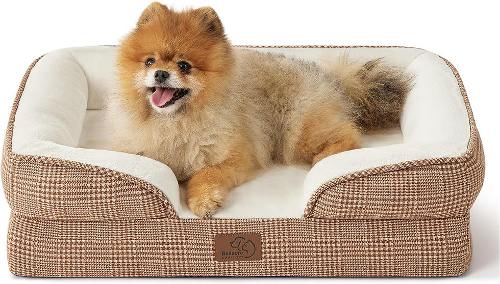 Thumbnail: Bedsure Orthopedic Dog Bed for Medium Dogs - Waterproof Dog Sofa Beds Medium, S