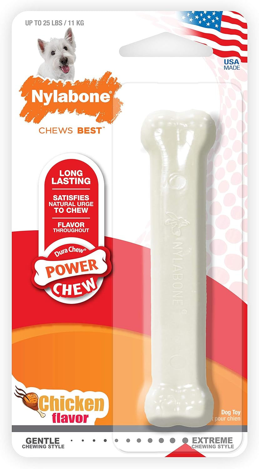 Miniature : Nylabone Power Chew Toys Variety Triple Pack - Dog Toys for Aggressive Chewers 
