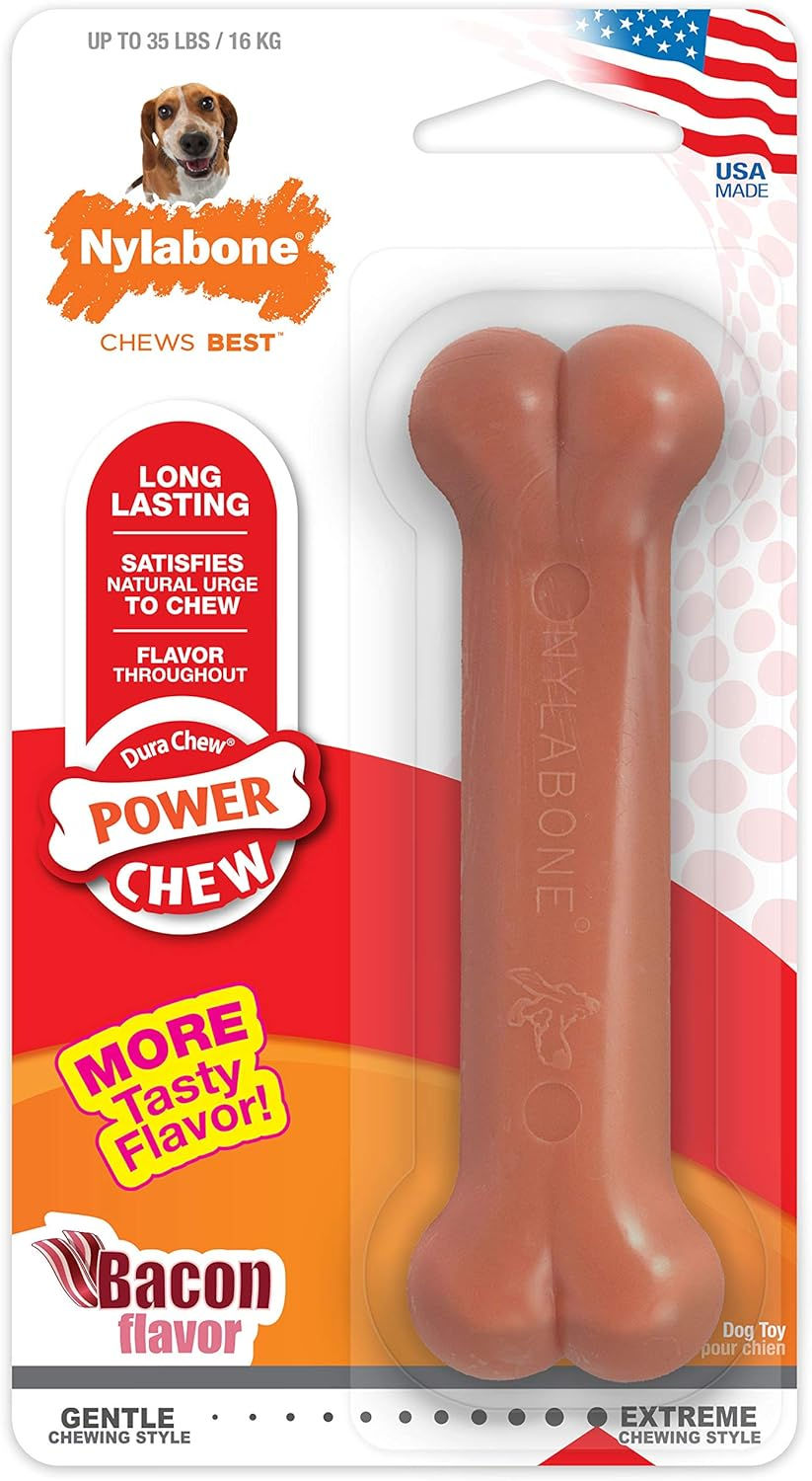 Miniature : Nylabone Power Chew Toys Variety Triple Pack - Dog Toys for Aggressive Chewers 