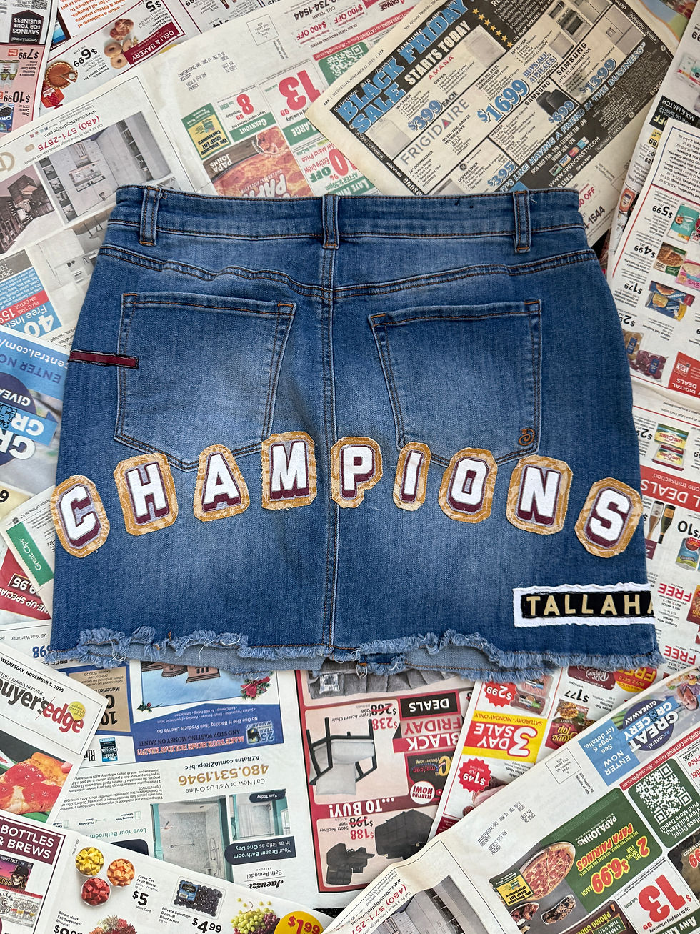 Thumbnail: FSU Seminoles Denim Skirt