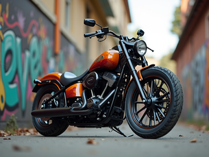 Urban Graffiti Meets Bagger Culture: A Unique Fusion