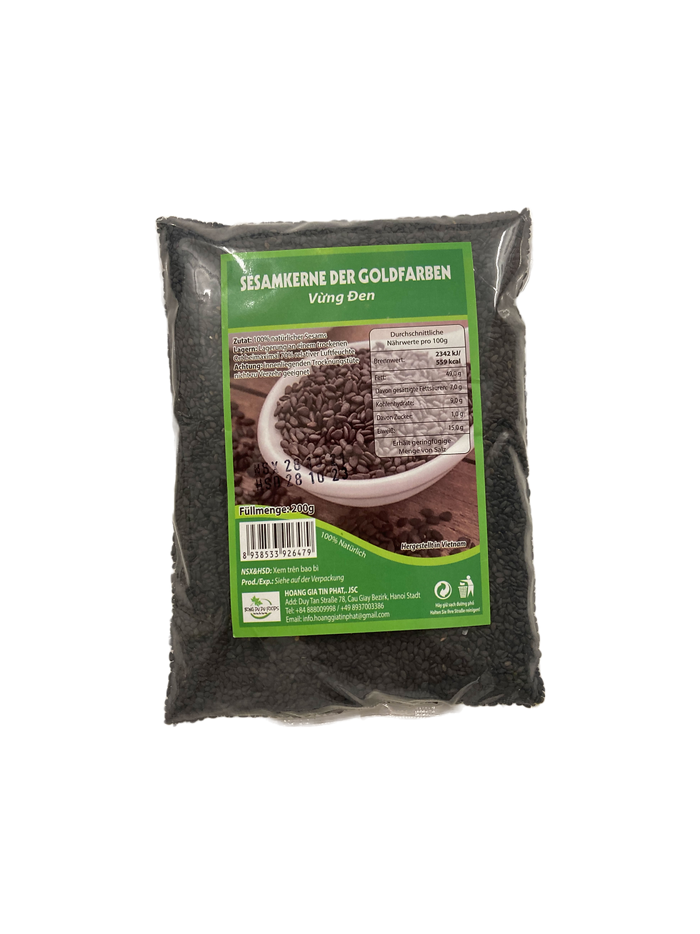 Schwarze Sesamkerne