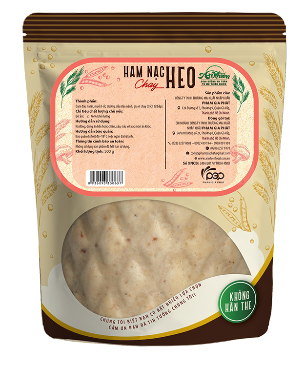 Hình thu nhỏ: Ham Nạc Heo Chay (Vegan Spam)