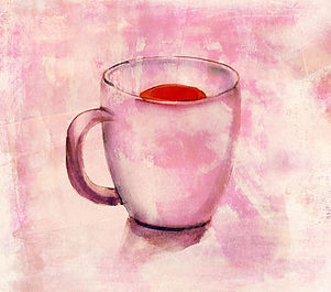 Tea Cup in Watercolor