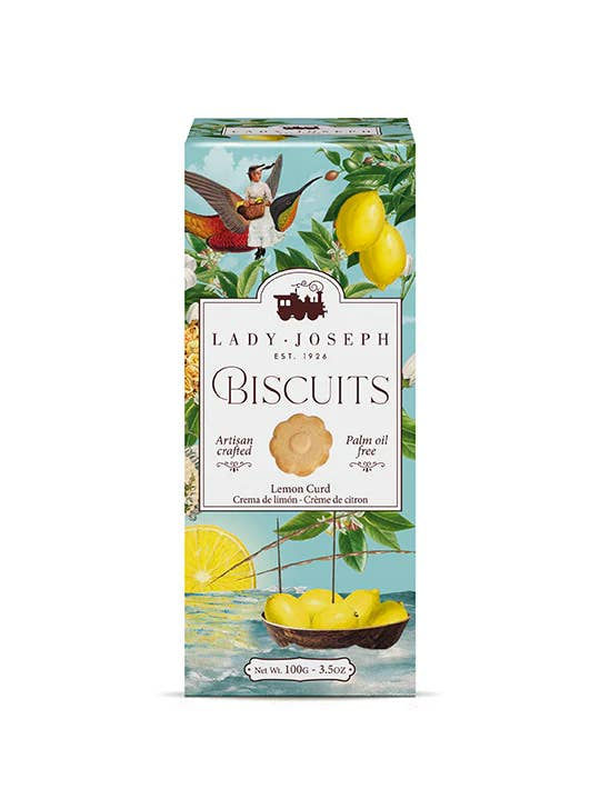 Lady Joseph Biscuits box: Lemon-Glazed Artisanal Cookies
