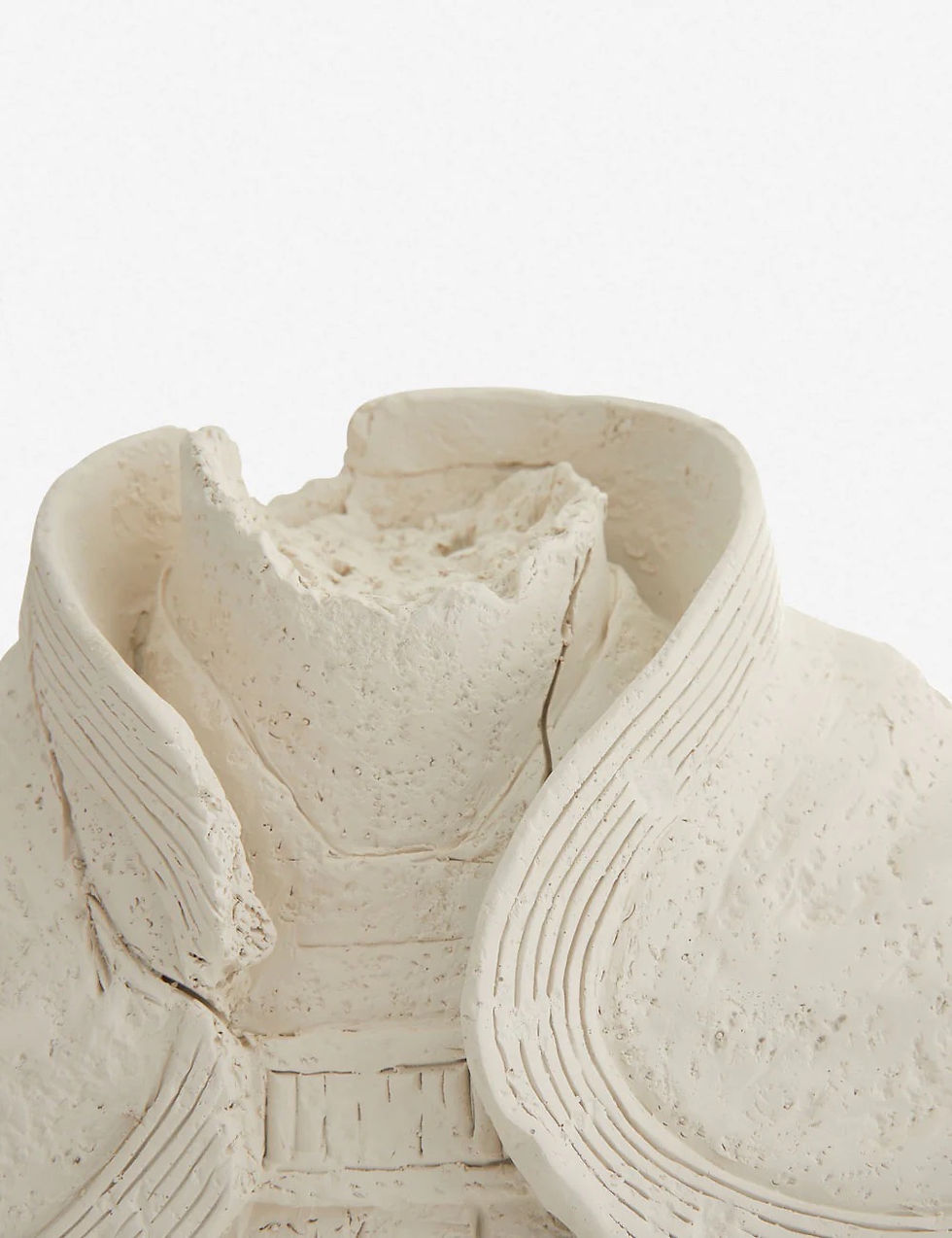 Thumbnail: Off-white textured sculpture detail