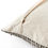 Thumbnail: Cream pillow with zipper detail