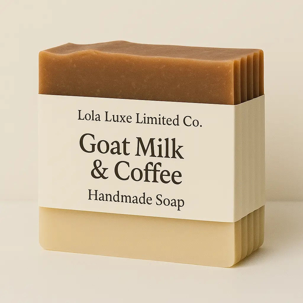 Goat Milk & Coffee Handmade Soap by Lola Luxe Limited Co.