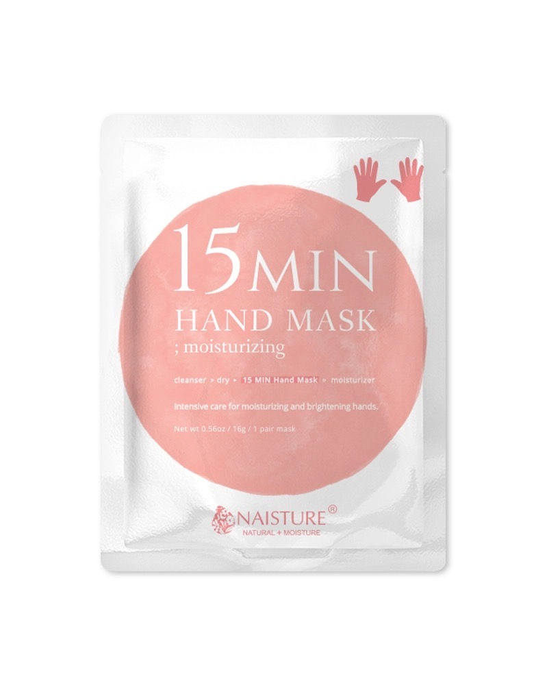 15 min moisturizing hand mask by NAISTURE