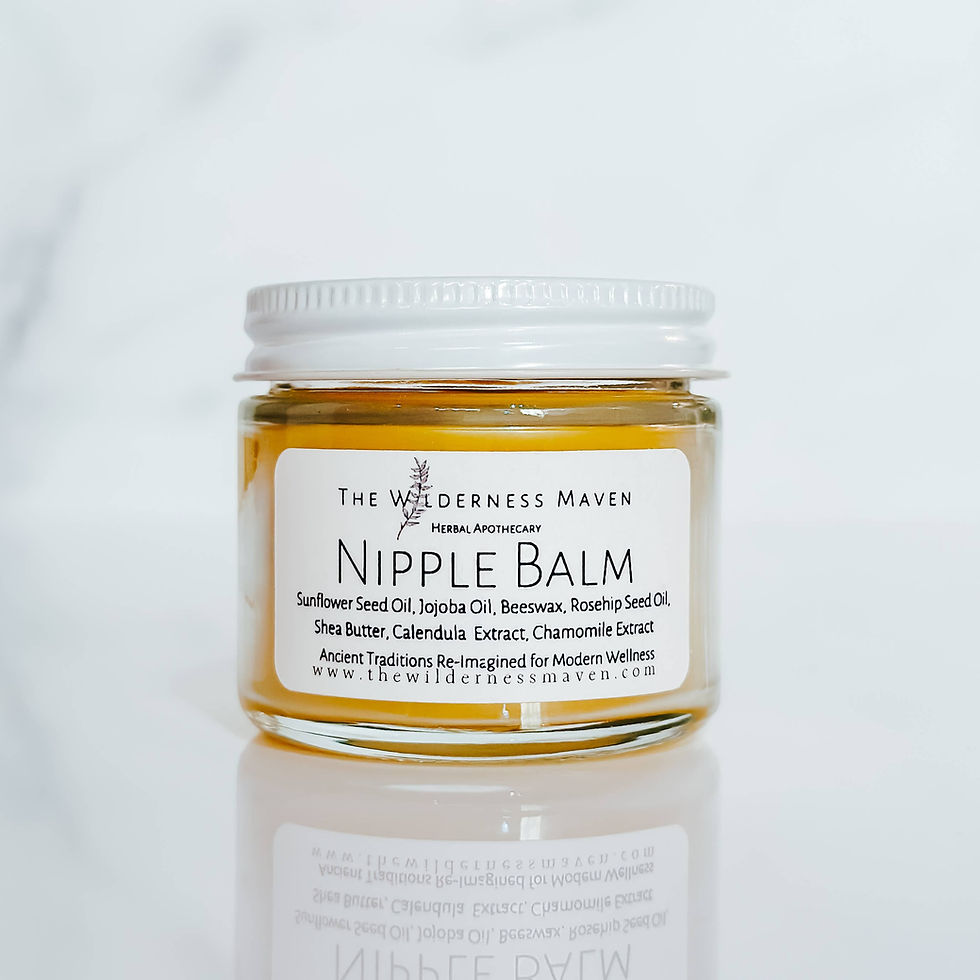 Nipple Balm jar, The Wilderness Maven