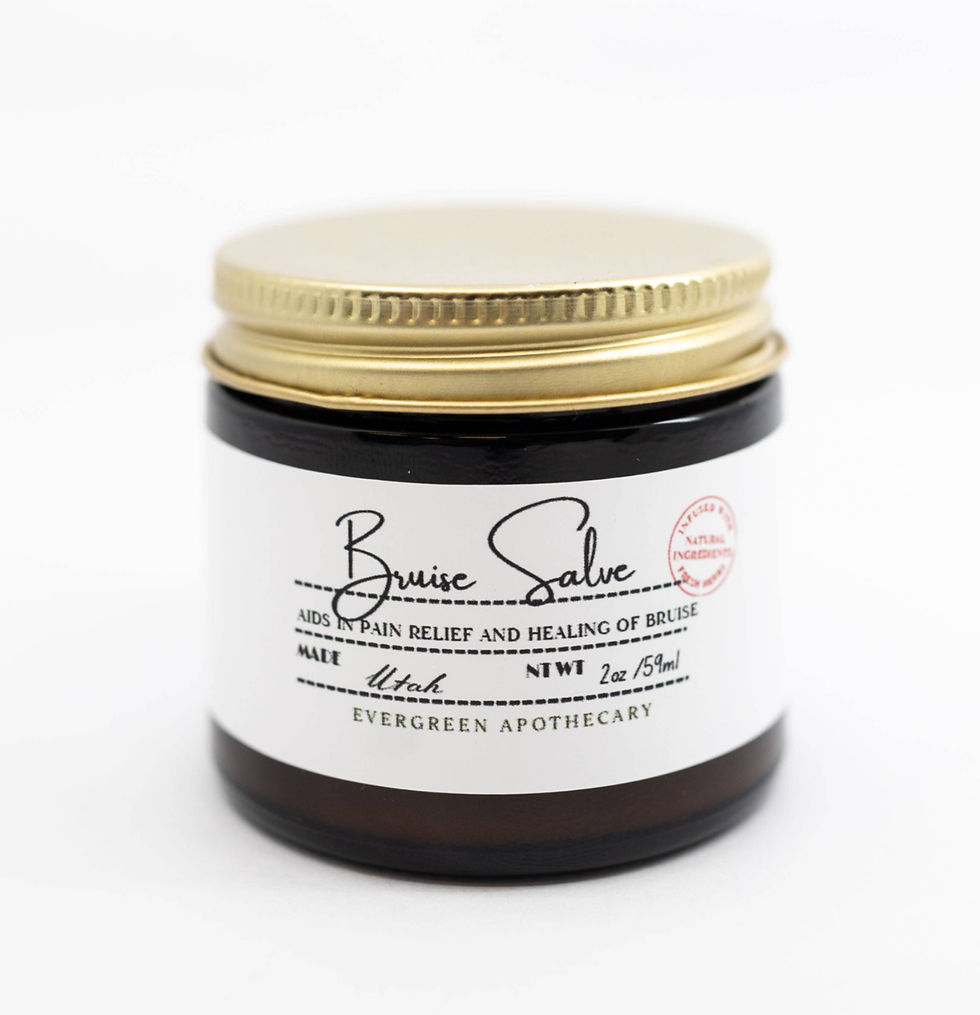 Bruise Salve: Pain relief and healing of bruises