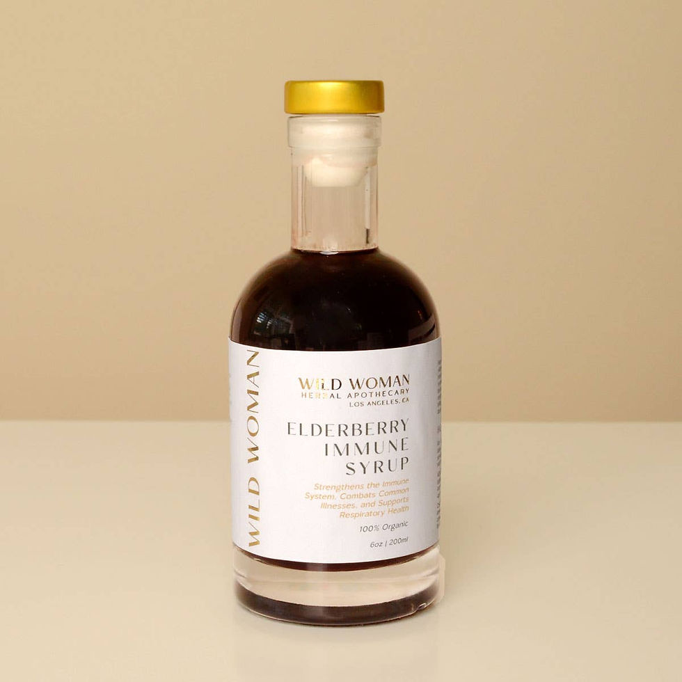 Elderberry Immune Syrup bottle