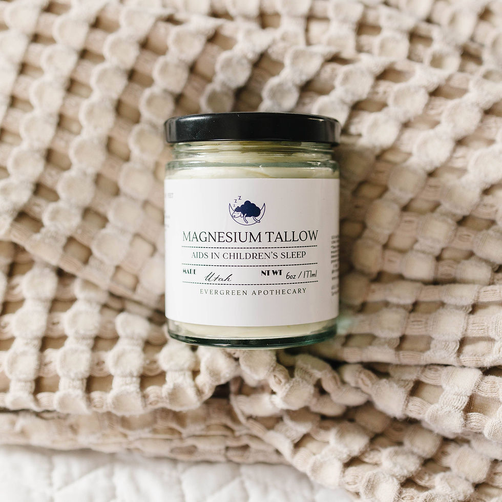 Magnesium Tallow: Made for Children's Sleep