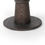 Thumbnail: Dark brown wood console table base