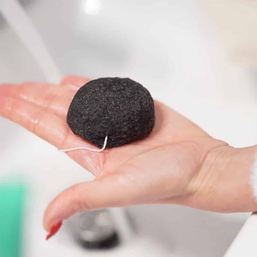 Thumbnail: Black konjac facial cleansing sponge
