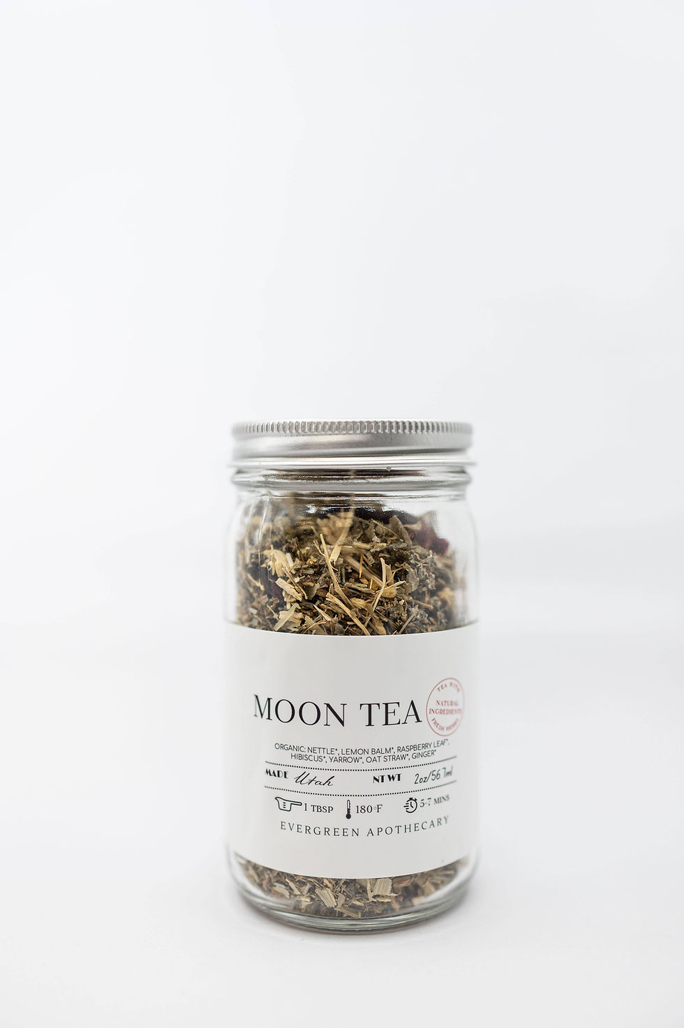 Moon Tea herbal tea in jar