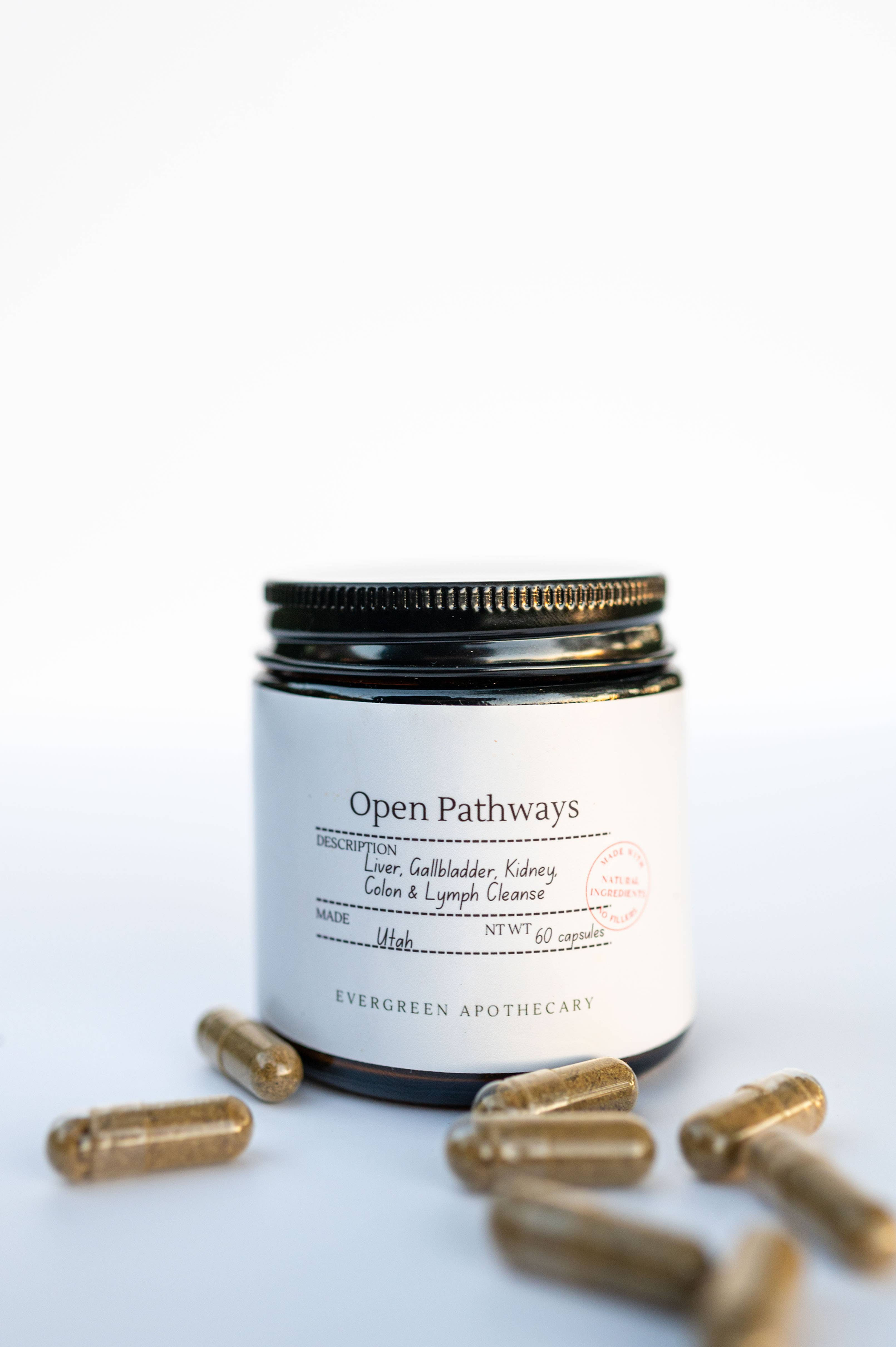 Open Pathways Turmeric Curcumin capsules and bottle
