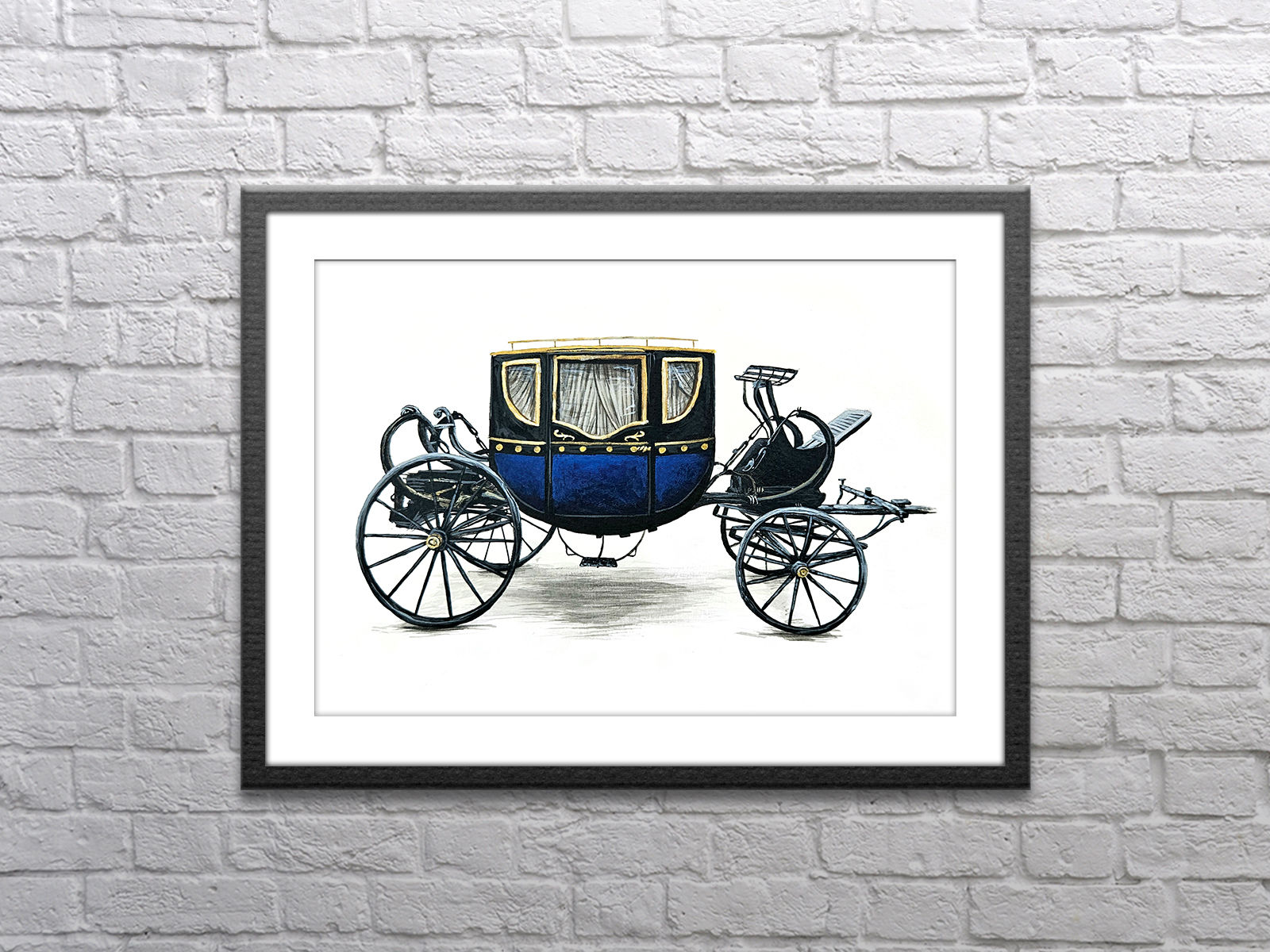 Bridgerton - Carriage - Giclée Fine Art Print