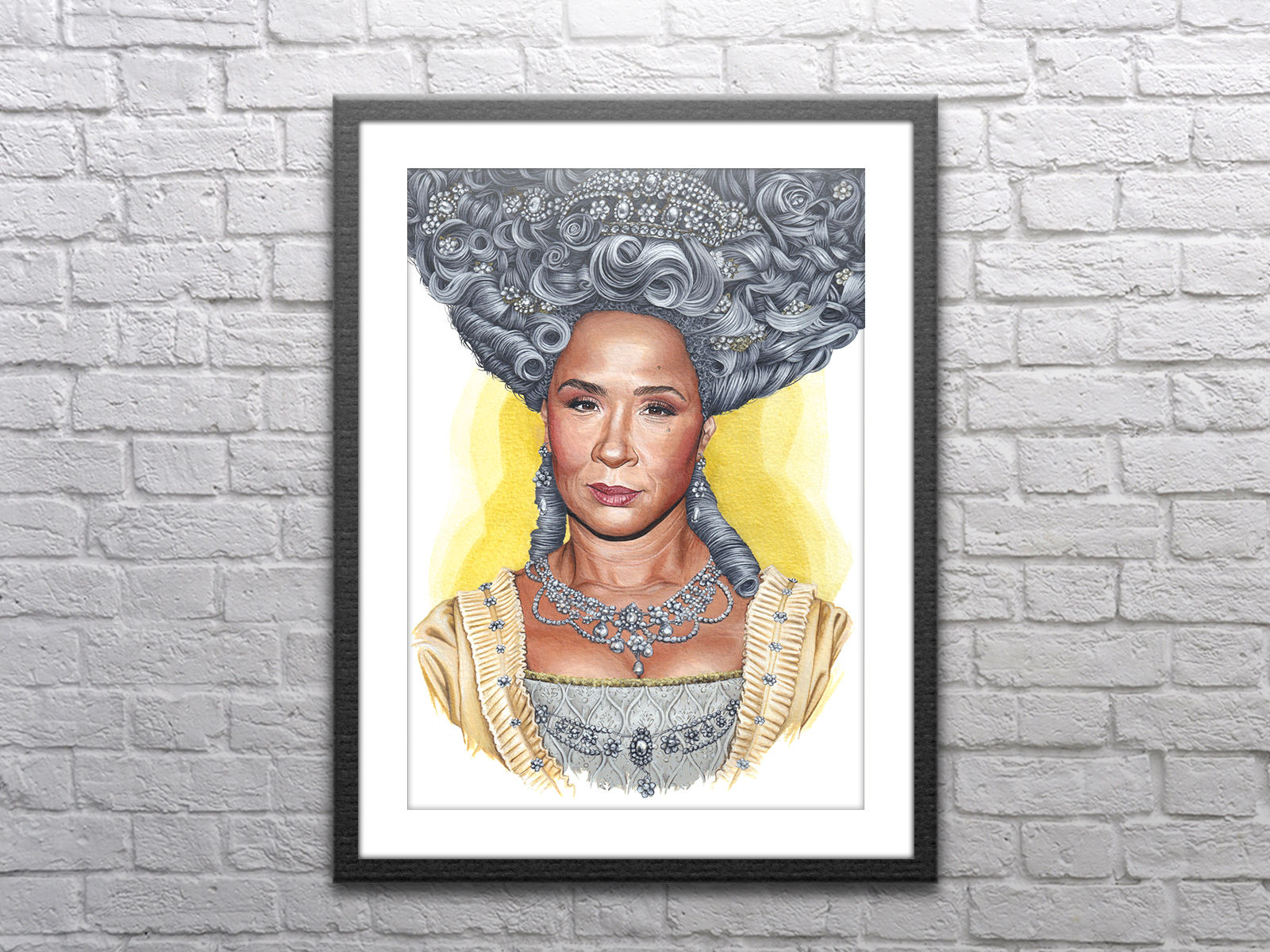 Bridgerton - Queen Charlotte - Giclée Fine Art Print