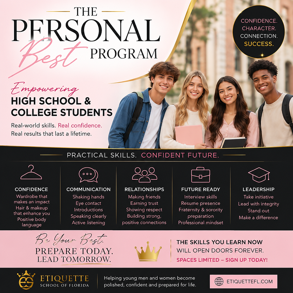 Personal Best Coaching for High School and College Students