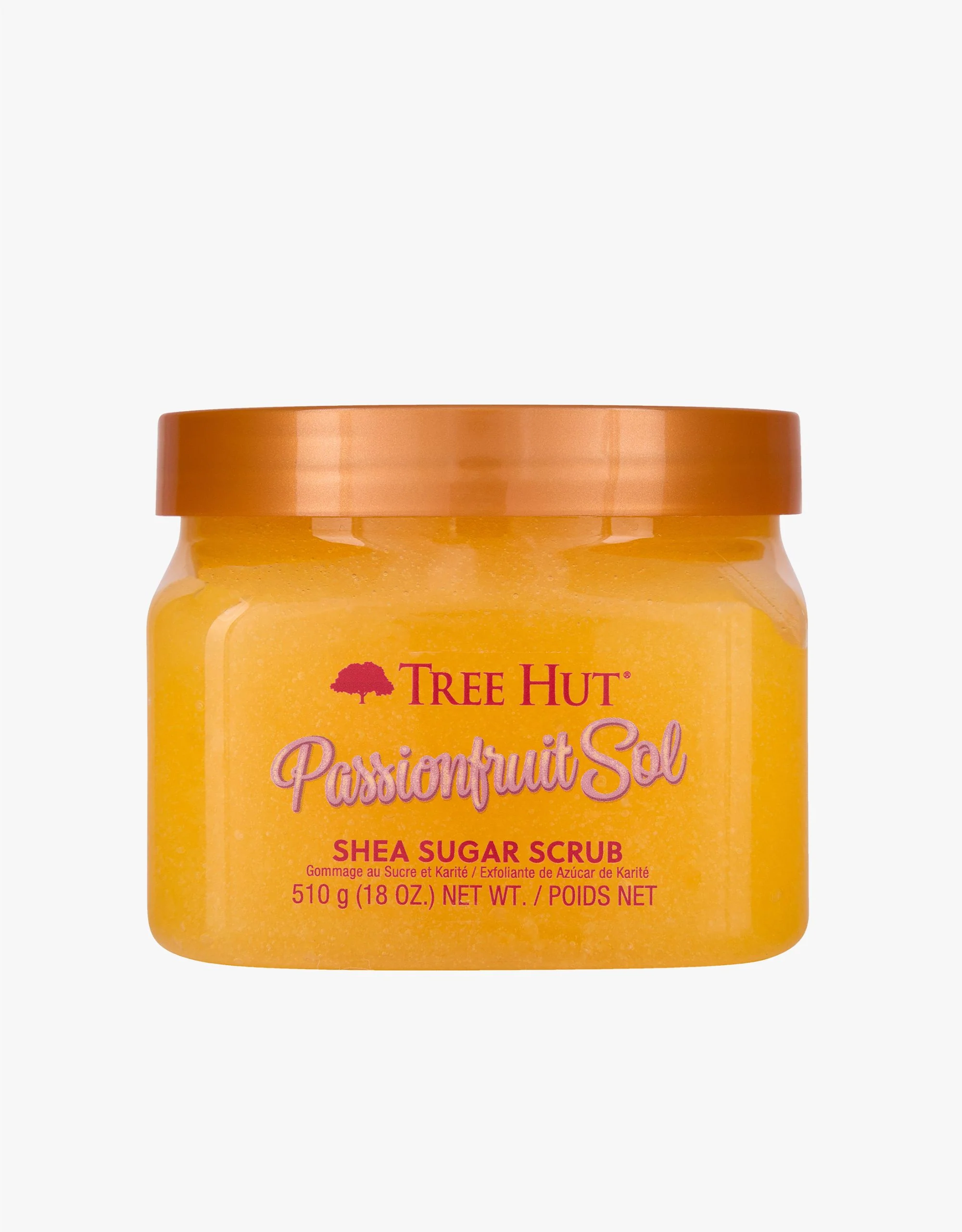 Tree Hut Passionfruit Sol Shea Butter Sugar Body Scrub, 18 oz