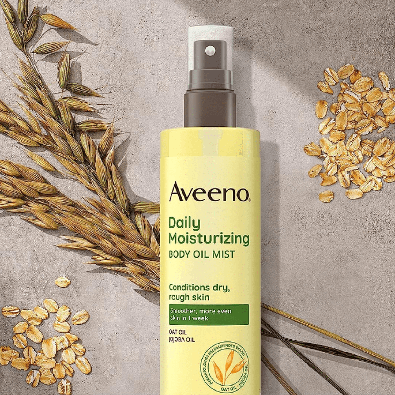 Aveeno Daily Moisturizing Dry Body Oil Mist with Oat and Jojoba Oil