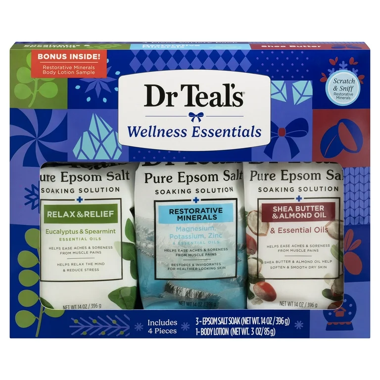 Dr Teal's® 4-Piece Epsom Salt Gift Set