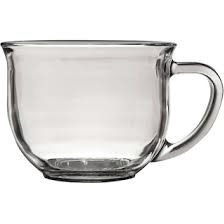 LARGE Glass Mug - 18 Ozs