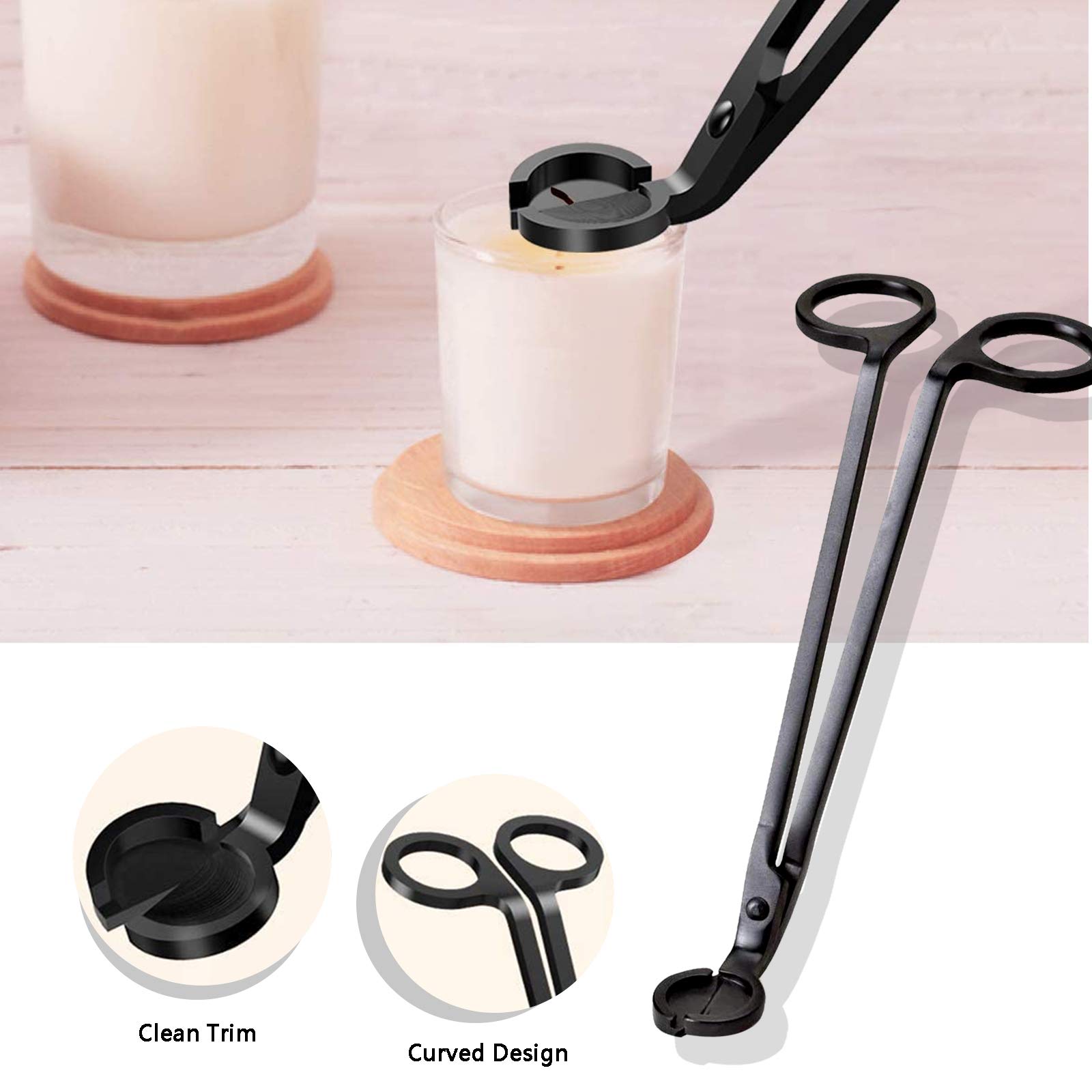 Candle Wick Trimmer - black