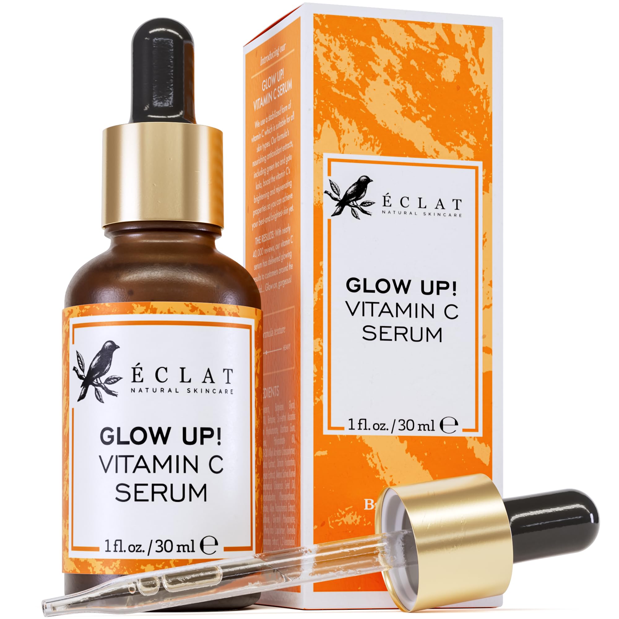 Vitamin C Face Serum -  with Hyaluronic Acid, Ferulic Acid, & Vit E