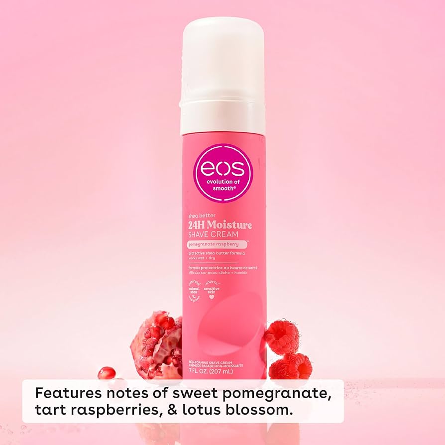 eos Shea Better Women's Shave Cream - Pomegranate Raspberry - 7 fl oz