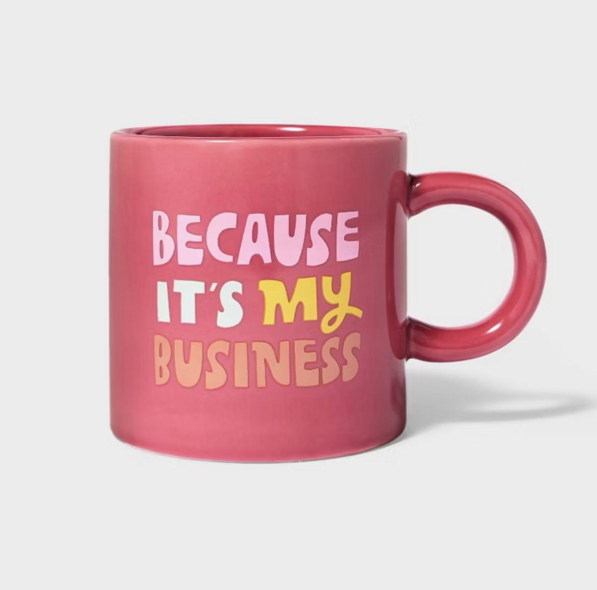 18.74 fl oz Stoneware Mug Pink