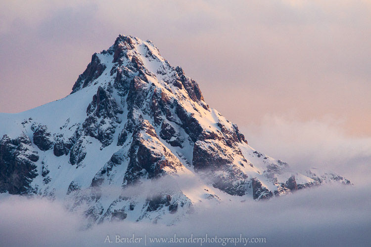 Grand Teton Peak in the morning