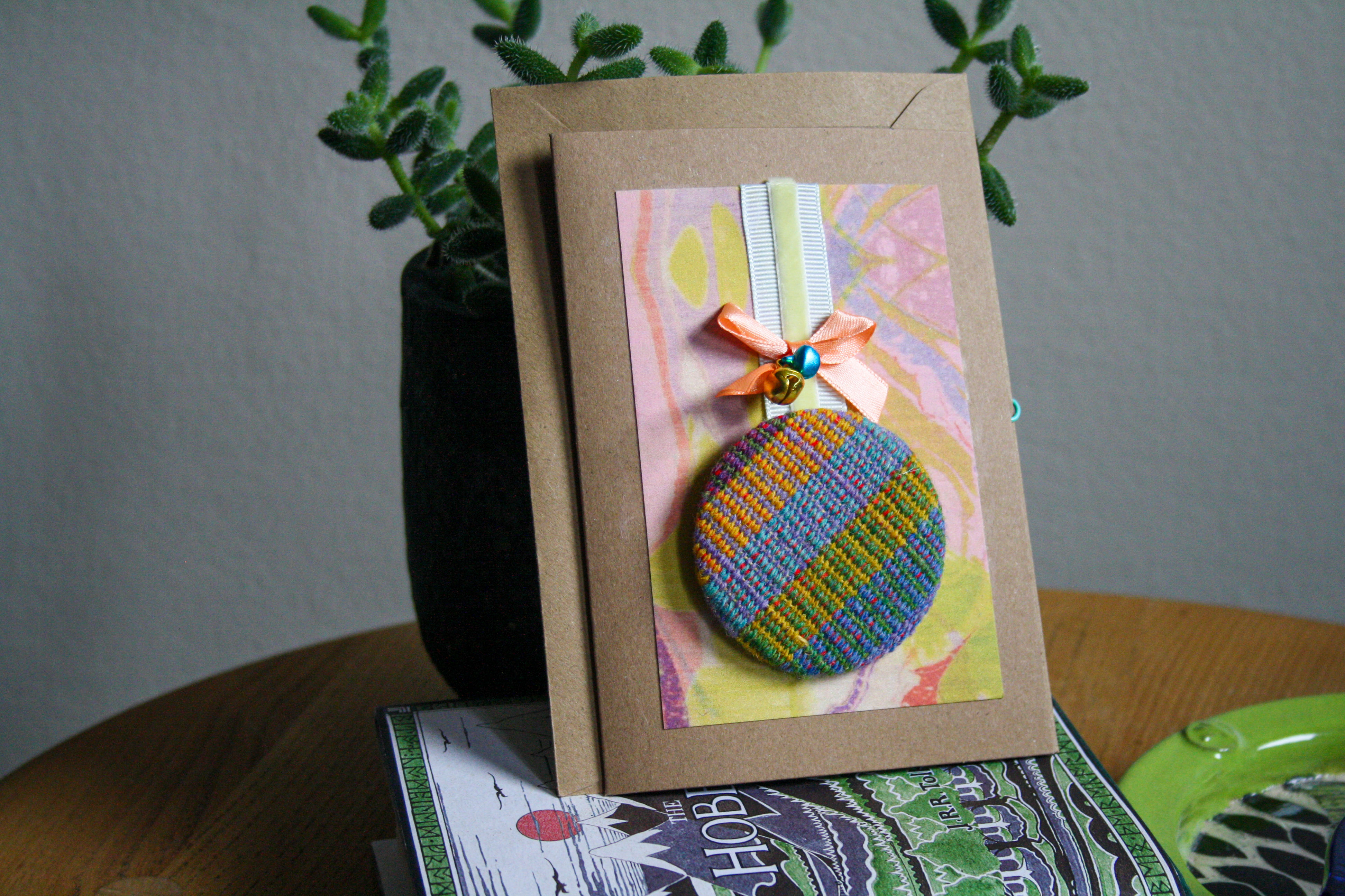 Hand-Woven Badge Card