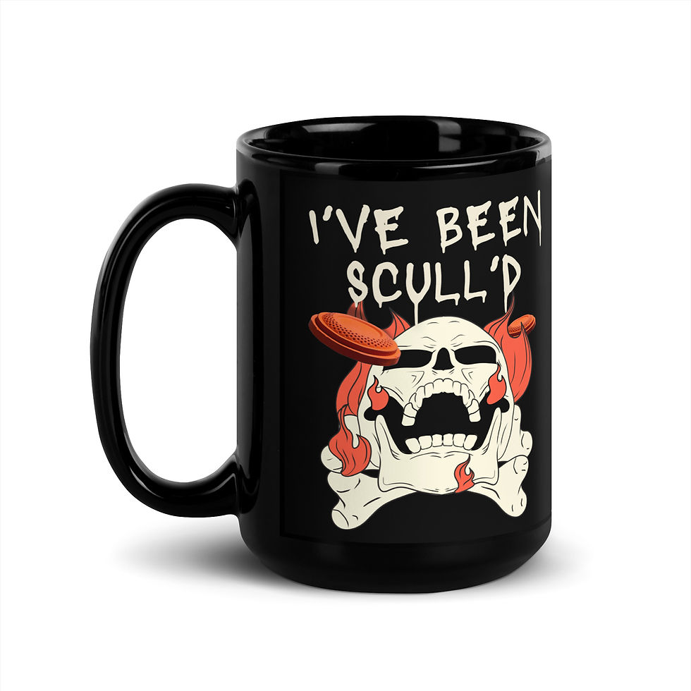 Thumbnail: ROFL Scull'd Black Mug