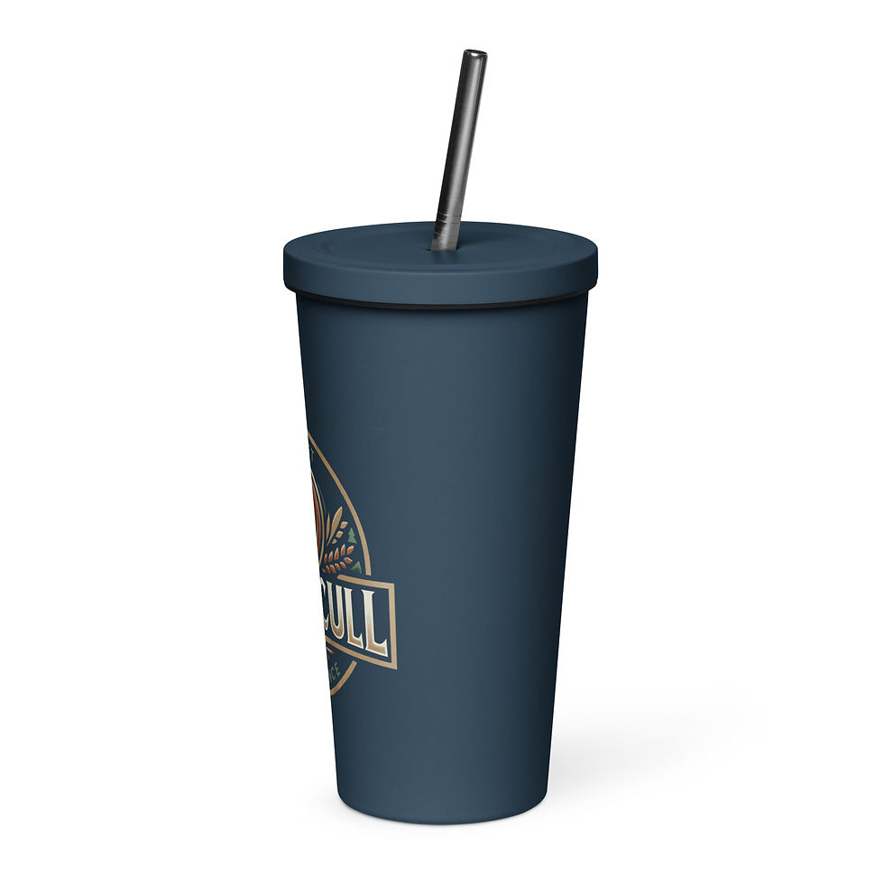 Thumbnail: Joe Logo Insulated Tumbler with Straw