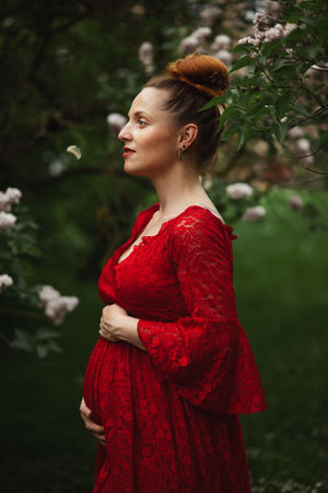Těhotenské fotografie v přírodě Poděbrady