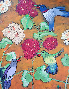 Les becs sucrés (12 x 16) cuivré.jpg